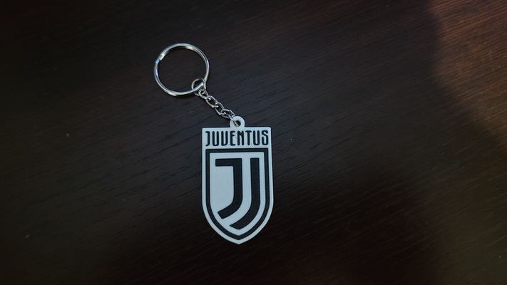 juventus fc keychain - portachiavi by smith82 ita toys & games 3d print model - Mito3D