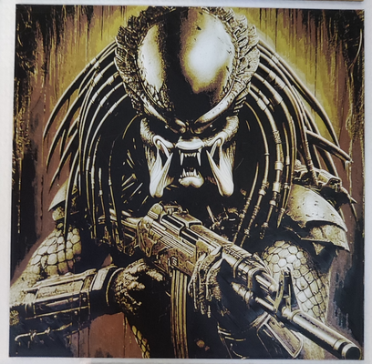 4-color hueforge predator by avdh 1983 art 2d 3d print model - Mito3D