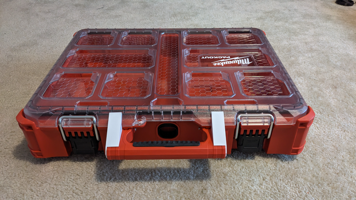 lid lock milwaukee packout 48-22-8430 by ck designs tools organizers 3d print model - Mito3D