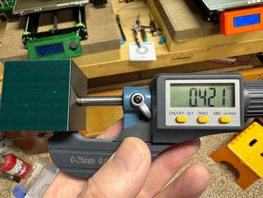 simple 1 perimeter cube flow calibration test validation by leif h 3d printer accessories 3d print model - Mito3D