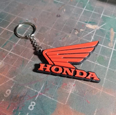 honda keychain by metalheadprinting fashion models accessories accessory motorcycle 3d print model - Mito3D