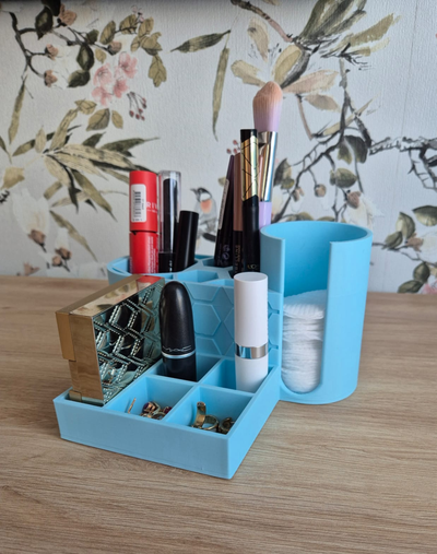 makeup organizar by bublik tools organizers up organizer table tool 3d print model - Mito3D