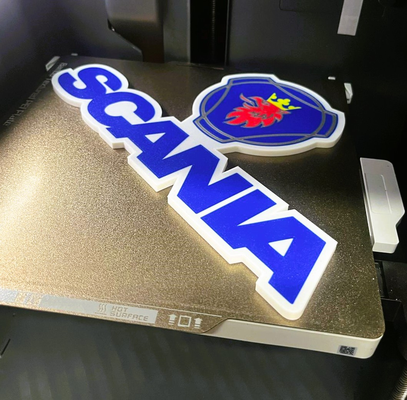 scania logotipo by rtrigo3d casa decoração carros rtr3d caixa luz conduziu caminhão 3d print model - Mito3D