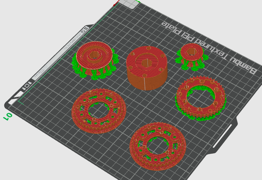 test batch pulleys by lrosad9686 hobby & diy robotics 3D print model - Mito3D