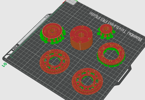 test batch pulleys by lrosad9686 hobby & diy robotics 3d print model - Mito3D