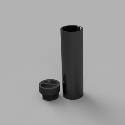 geocaching tubo by marca h hnel juguetes juegos caja envase secreto cache oculto prueba intemperie 3d print model - Mito3D