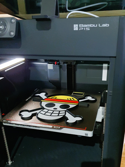 mono d luffy by rtrigo3d casa decoración nika trozo 3d modelo logo rtr3d lámpara caja arte led ligero luz iluminado 3d print model - Mito3D