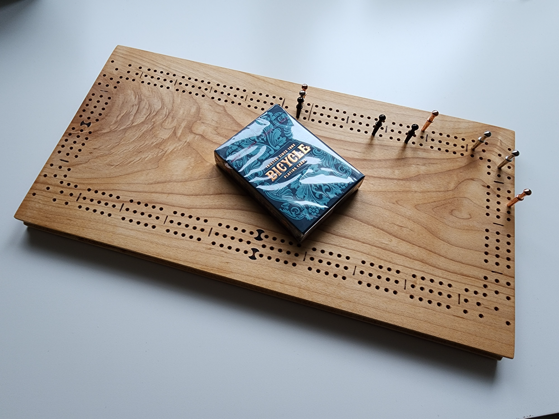 cribbage tafel vorlage by entropie hobby diy holzbearbeitung bohren karten spiel holz arbeiten 3D print model - Mito3D