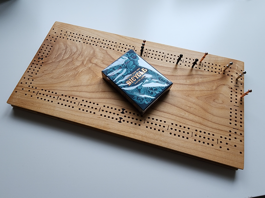 cribbage tafel vorlage by entropie hobby diy holzbearbeitung bohren karten spiel holz arbeiten 3d print model - Mito3D