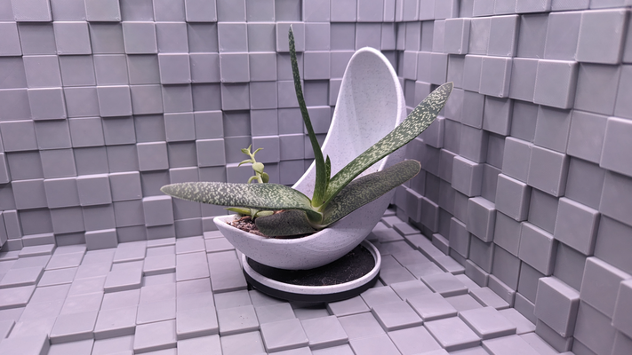 lua plantador remixado by phenix casa jardim plantar meia panela vaso planta flores jardinagem 3d print model - Mito3D