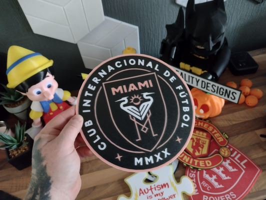 inter miami badge by 3dealitydesigns24 art signs & logos messi football premier league soccer 3d print model - Mito3D