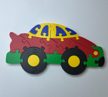 rompicapoauto formazione scolastica ragazzi by michal 3dtisk giocattoli giochi puzzle macchina 3d print model - Mito3D