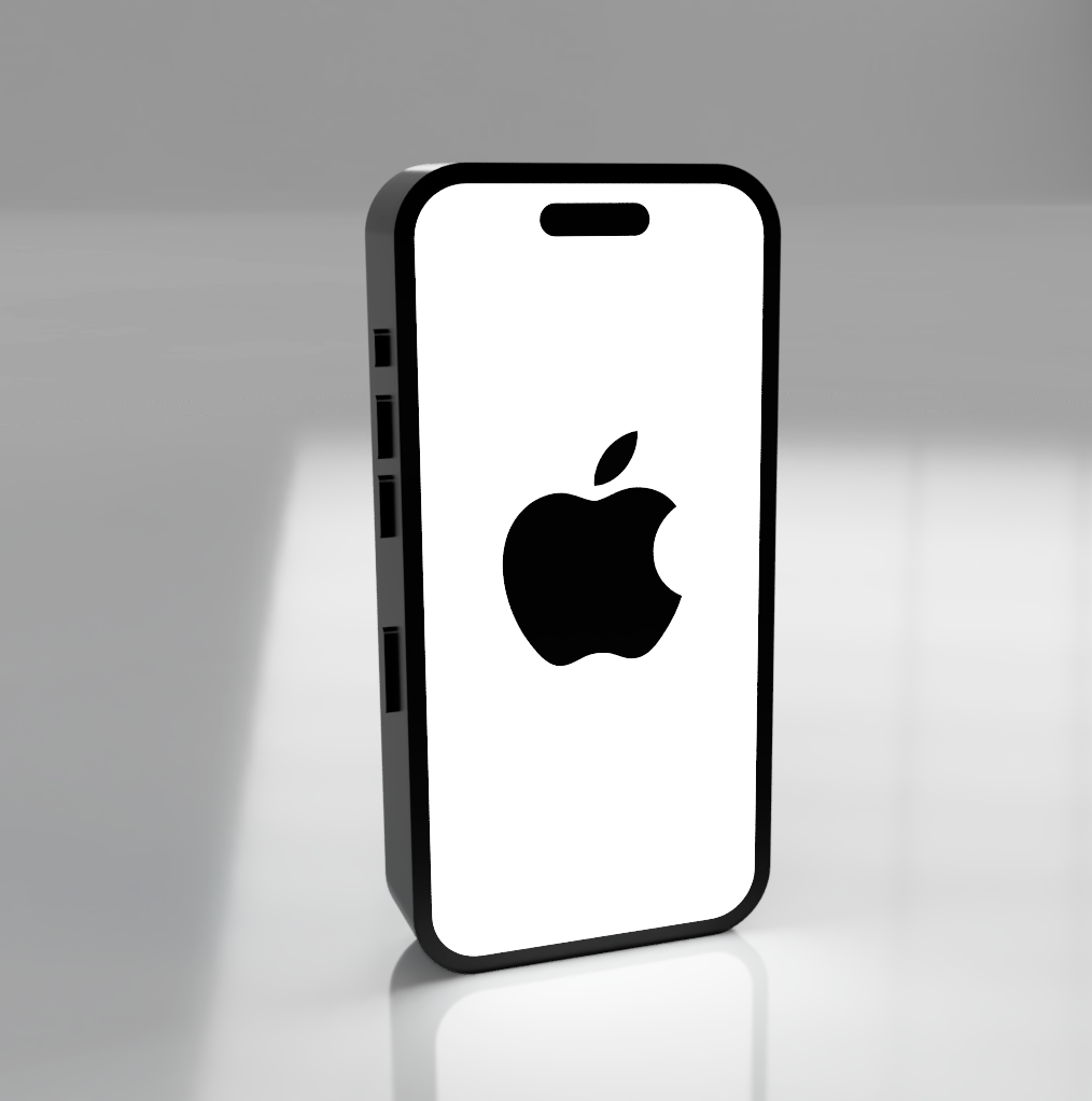 apple iphone lightbox led lamp by 3dacores art signs & logos 3D print model - Mito3D