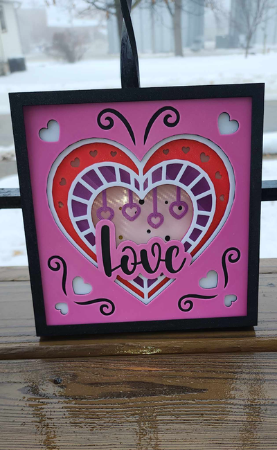 amore ombra scatola by xxlaswsxx domestico arredamento shadowbox san valentino cuore san valentino 3d print model - Mito3D