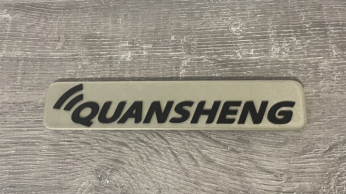 quansheng logo by ondra hambre k arte señales logos firmar radioaficionado jamón 3d print model - Mito3D