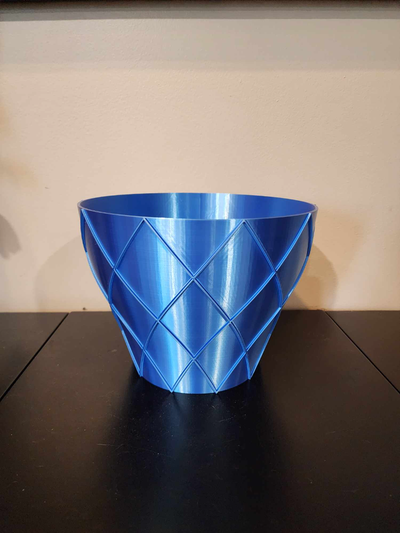 fiore pentola by creatorecam generativo 3d modello my vaso personalizzato design 3d print model - Mito3D