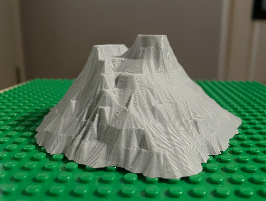 mount vesuvius volcano remixed by kitqnxqxp toys & games experiment science geography mountain toy model kids education 3d print model - Mito3D