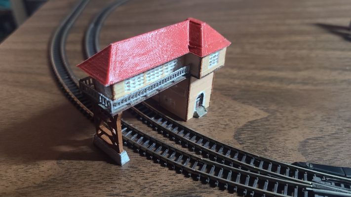 marklin z ölçek sinyal kule by nivekkeke hobi kendin yap tren aksesuarlar bina 3d print model - Mito3D