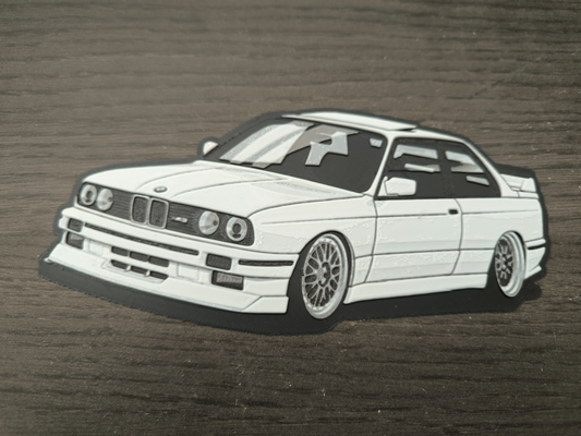 bmw e30 m3 hueforge by hunterabcz art 2d vehicel car 3d print model - Mito3D