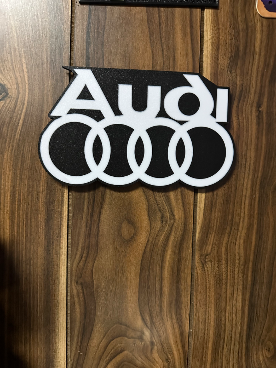 audi logo caja ligera pared arte by tropicgtiturbo señales logos vw volkswagen vag euro eurocoches b5 b6 b7 b8 a4 s4 rs4 s5 a5 rs5 a3 s3 rs3 audia3 audia4 audir 3D print model - Mito3D