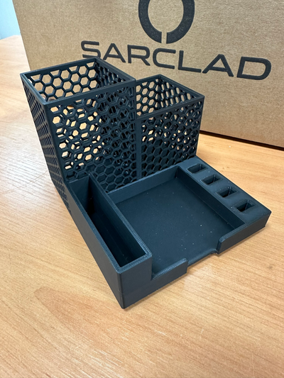 schreibtisch veranstalter by luftreiniger haushalt büro schreibtischorganisator a1 mini veröffentliche post it stift organisator visitenkarte 3d print model - Mito3D