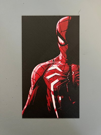 homem aranha forja chapéus ams necessário by 2emme3dlab arte 2d branco vermelho preto maravilha vingadores histórias quadrinhos dc filme cinema anime manga 3d sombra luz 3d print model - Mito3D