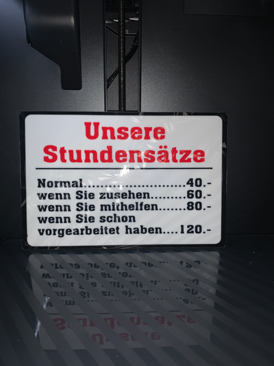 lustiges schild augenblicks ts by gare sb kunst zeichen logos lustig stunden stundensaetze 3d print model - Mito3D