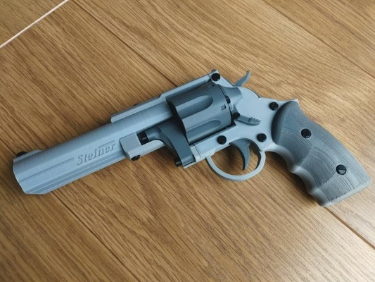 schraube einstellen steiner stütze gewehr revolver single aktion by chris1974 hobby diy 3d print model - Mito3D