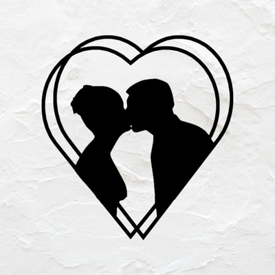 true love wall decor by roket one household valantines valentines valentinesday2024 day couple 3d print model - Mito3D