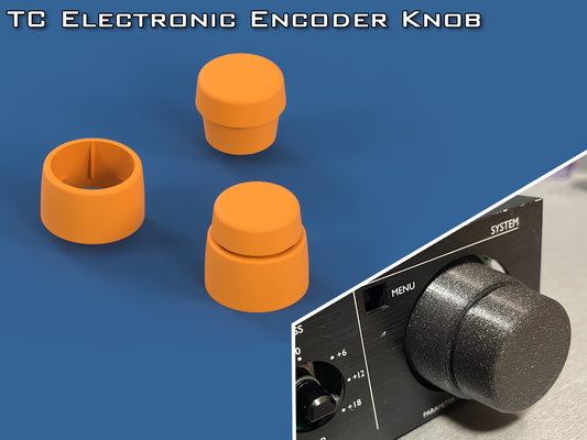 tc electronic g-major triple-c encoder knobs by filip honz rek hobby & diy electronics knob cap spare triple gmajor triplec 3d print model - Mito3D