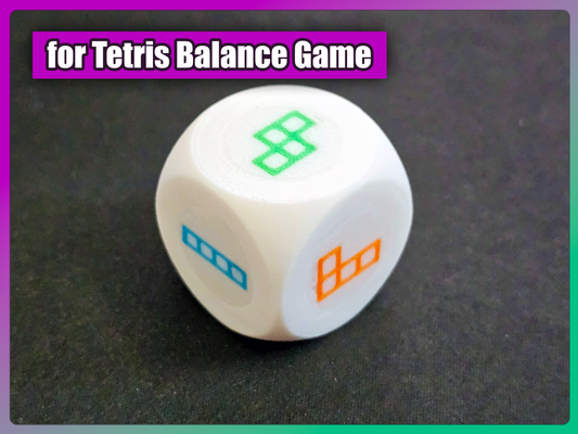 zar tetris denge oyun no ams gereklidir yeniden karıştırılmış by au3d oyuncaklar oyunlar tetris oyunu dengeleme 3d print model - Mito3D