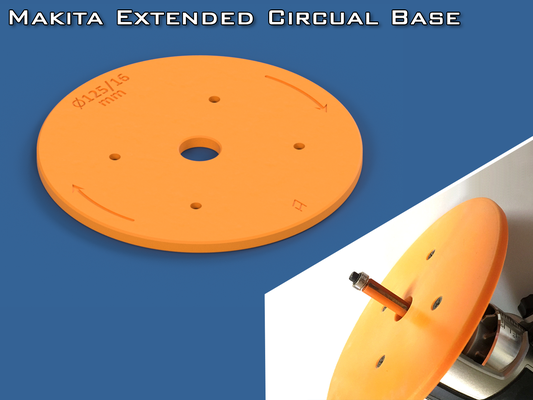makita rt0700 extendido circual base by filip honor rec herramientas herramienta plato enrutador carpintería modelo rt0701 3d print model - Mito3D