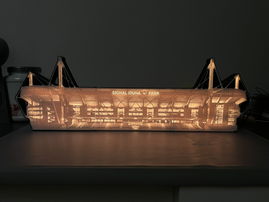 signal iduna park lithophane westfalenstadion bvb dortmund 60cm by 3ddruckbydennis generative 3d model hueforge & borussia fussball football stadium stadion litophane led box sign arena dortmunder jungs bundesliga deutschland soccer light licht 3d print model - Mito3D