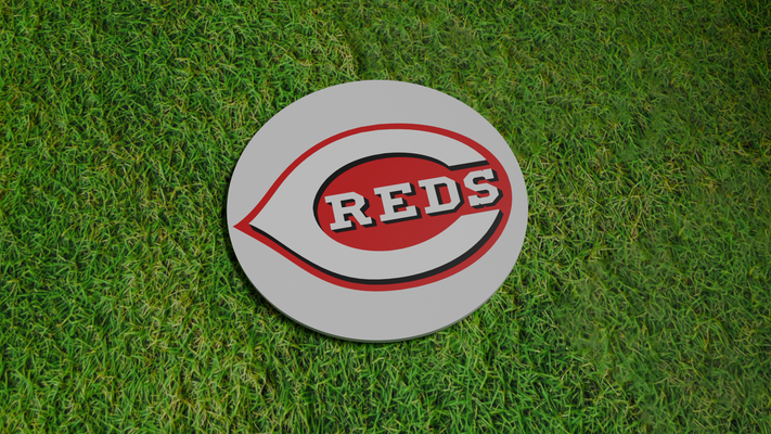 cincinnati rojos portavasos by miker73 casa decoración mlb béisbol 3d print model - Mito3D