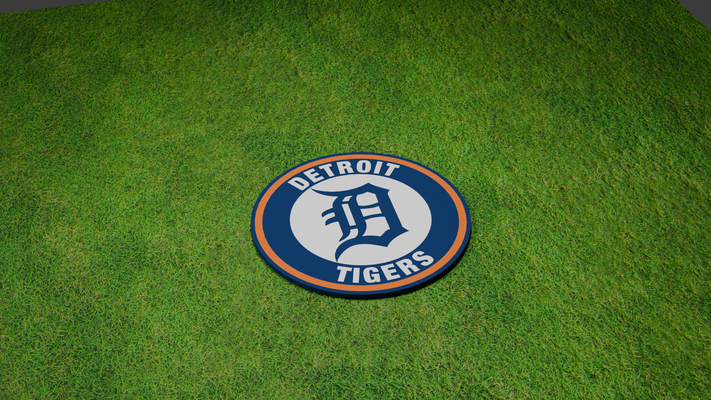 detroit tiger untersetzer by miker73 haushalt dekor mlb baseball 3d print model - Mito3D