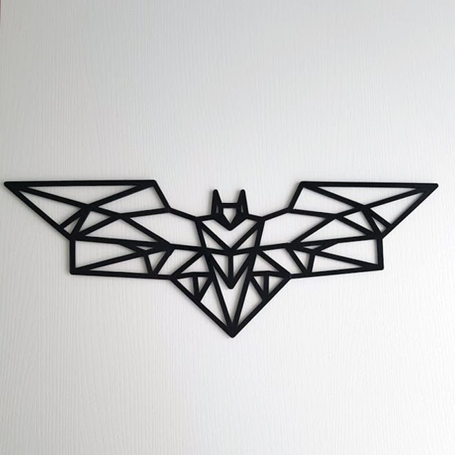 batman pared decoración by roket casa mural 3D print model - Mito3D