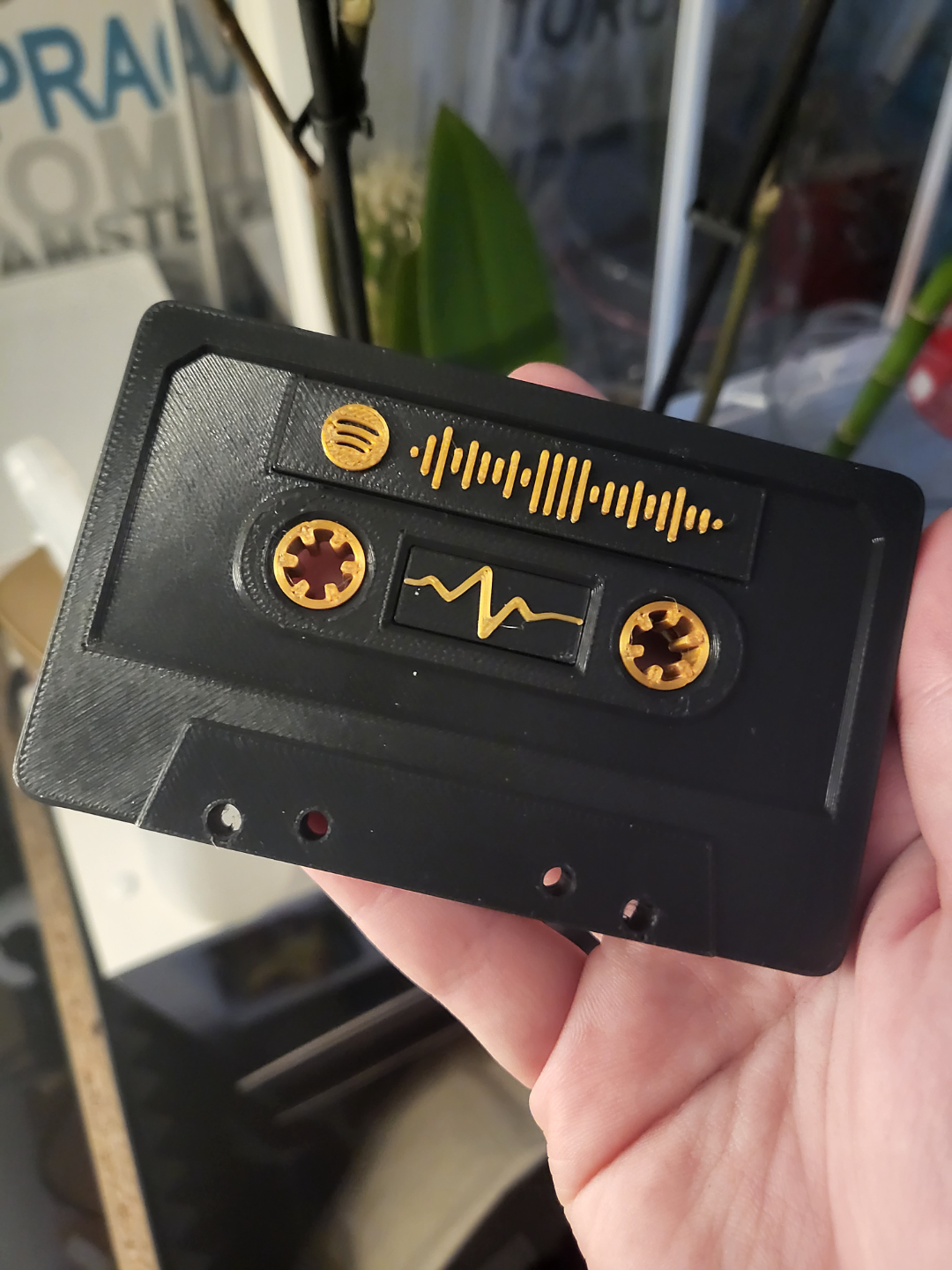 seperate parts spotify code cassette works ams remixed by deigge hobby & diy music remix tape mixtape song valentine holiday gift 3D print model - Mito3D