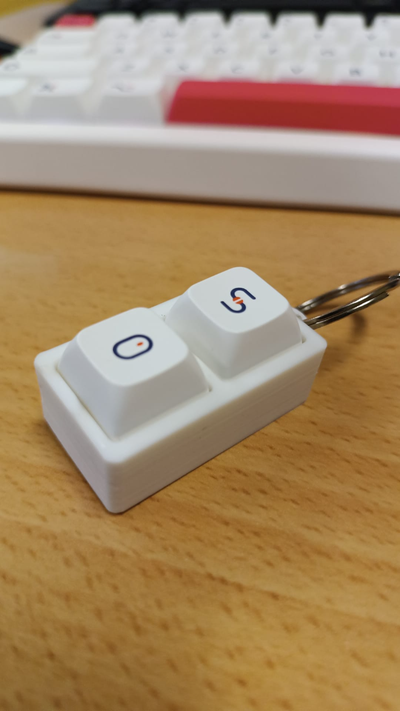 commutateur porte clés llavero by jans120 3d imprimante accessoires accessoire keycap keycaps clé clicker clavier interrupteurs conception 3d print model - Mito3D