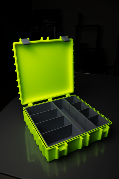 utility xl - case by sipura tools organizers tool toolbox organizer organizerbox box armor rigid battery storage modular 3d print model - Mito3D