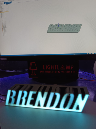 brendon led by afghanisch haushalt dekor licht box 3d print model - Mito3D