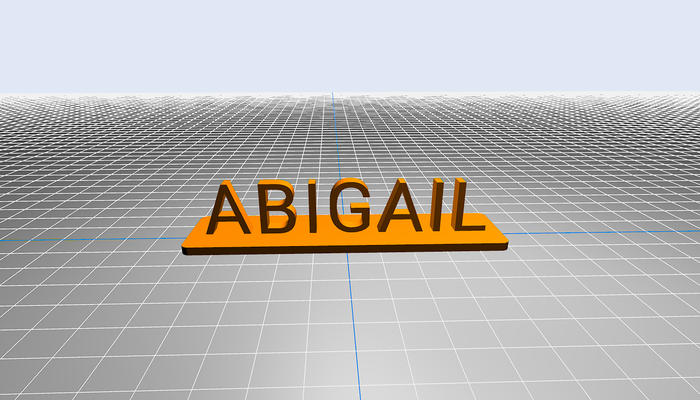 abigail by schmidt r69 arte segni loghi 3d print model - Mito3D