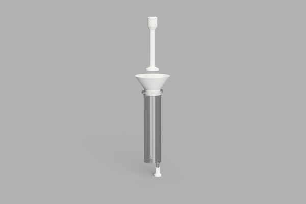 plunger funnel cap 20ml syringe by spaceknight42 3d printer accessories linear rails 3d print model - Mito3D