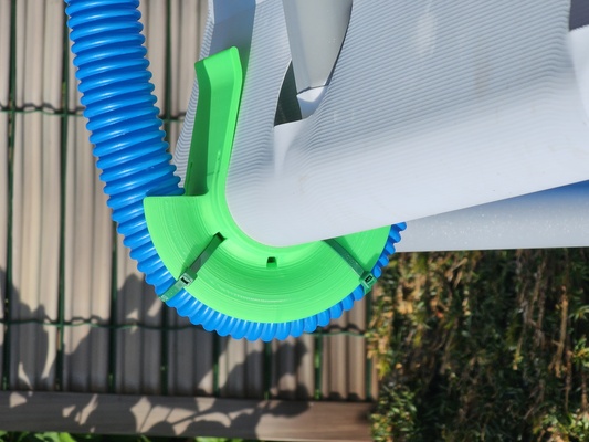 piscina tubo flessibile titolare supporto by matthiasdeblaiser domestico giardino morsetto 3d print model - Mito3D