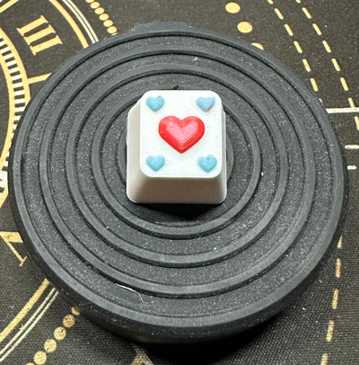 love artisan keycap by holitio hobby & diy keycaps keyboard mechanical valentine art 3d print model - Mito3D