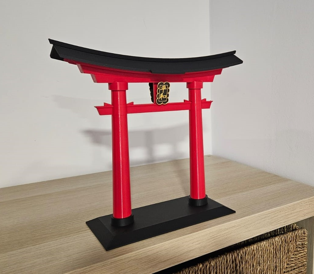 shinto shrine daiwa or inari torii headphone stand by 3dmakeryde miniatures architecture headphonestand japan 3D print model - Mito3D