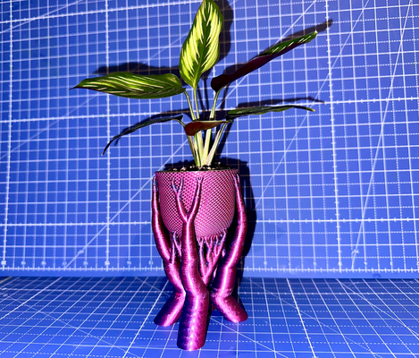 fioriera pentola albero supporto by tueftlerbox domestico arredamento fiore pianta vaso tazza sostegno my 3d print model - Mito3D