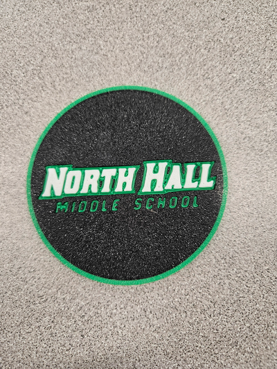 nord salle milieu école coaster by wake125122 art panneaux logos nhms 3d print model - Mito3D