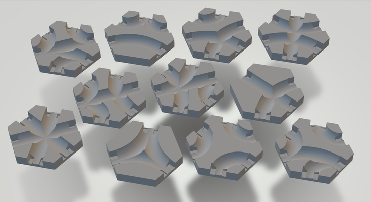 11 gravitrax rails by phoenix 3d toys & games 3d print model - Mito3D