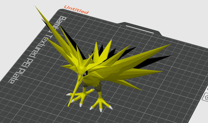 multicolore zapdos 4 couleurs pok lun remixé by chanceux boi art sculptures pokémon pokemongo pokémons pokemonfigures figurine pokemontoy instinct pokémongostuff pokémoncommunauté couleur 3d print model - Mito3D