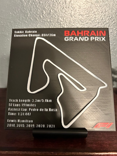 f1 bahrain spur statistiken elevation by whicks10 hobby diy fahrzeuge 3d print model - Mito3D